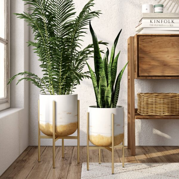 Paloma Modern Planters (Set of 2) - Image 2
