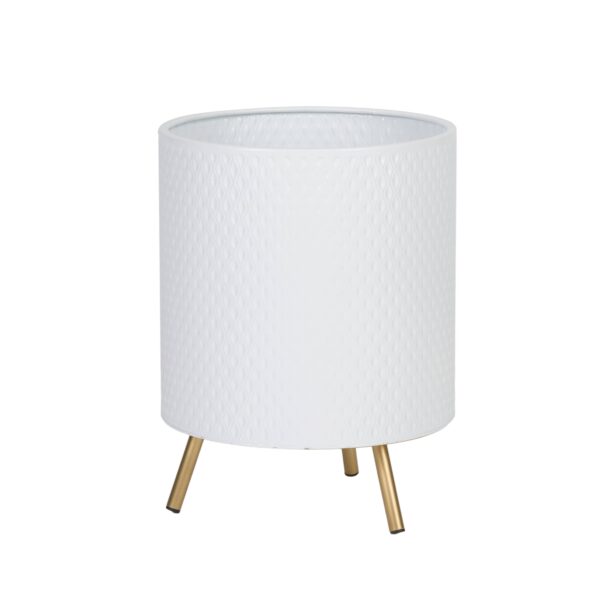 Claire Modern Planter With Nyra Gold Base - Image 2