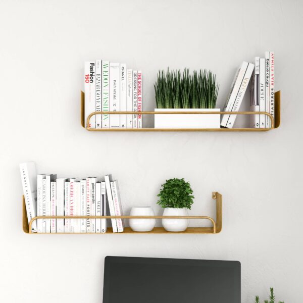 Syler Wall Decor (Set of 2) - 5.5"H x 28"W - Image 2