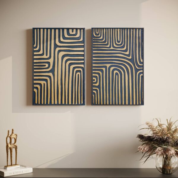 Azure Wall Decor (Set of 2) - 29"H x 20"W - Image 2