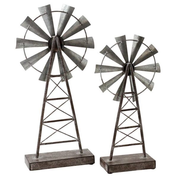 Isaiah Tabletop Decor (Set of 2) - 19.5"H x 3.5"W - Image 3