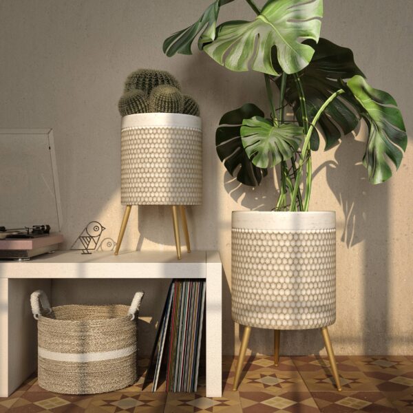 Jessa Modern Planters (Set of 2) - Image 2