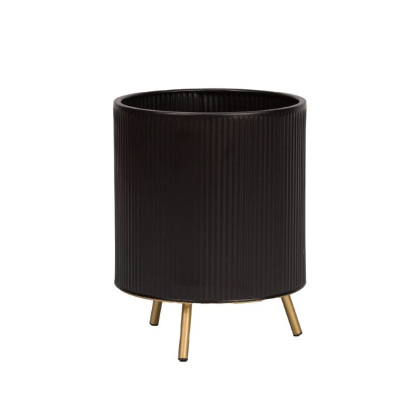 Everett Modern Planter With Nyra Gold Base - Image 3