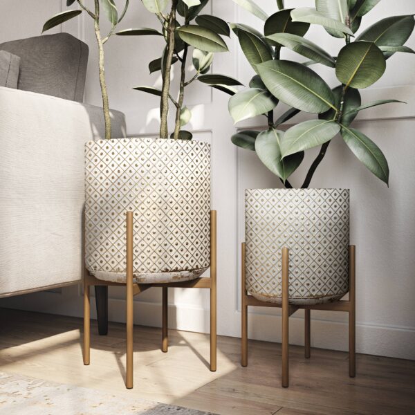 Lacey Transitional Planters (Set of 2) - Image 2