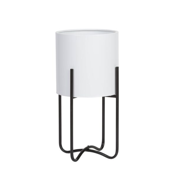 Raya Modern Planter With Ambrose Black Base - Image 3