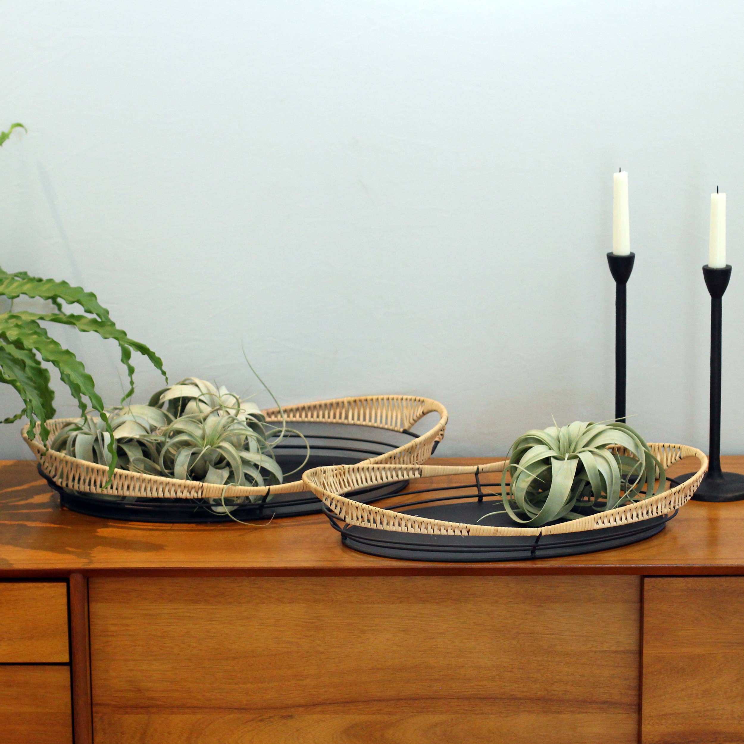 Sienna Tabletop Decor (Set of 2) - 4"H x 22"W - Image 2