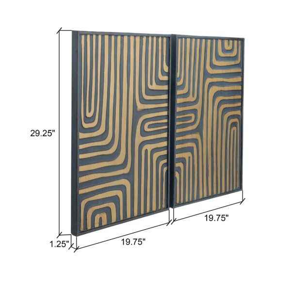 Azure Wall Decor (Set of 2) - 29"H x 20"W - Image 5