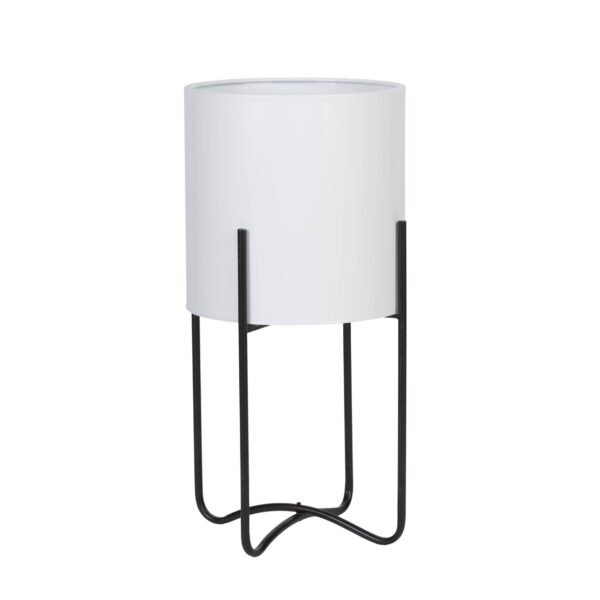 Raya Modern Planter With Ambrose Black Base - Image 2