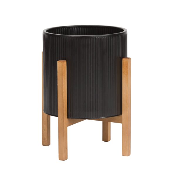 Everett Modern Planter With Kinsley Base - Image 3