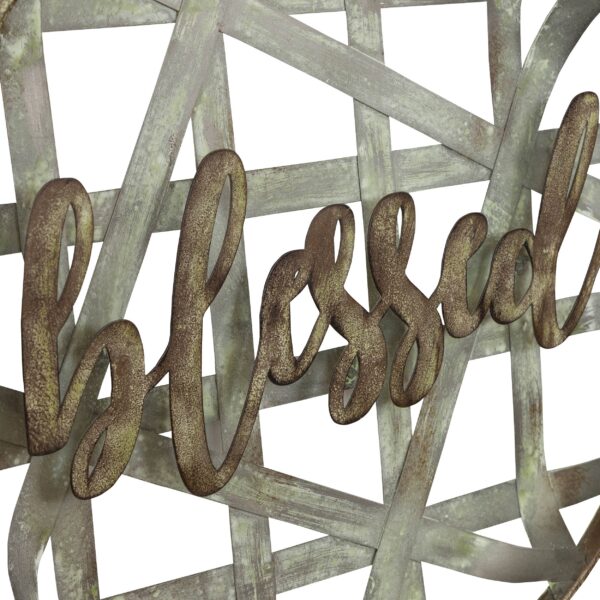 Blessed Wall Decor  - 16"H x 16"W - Image 4