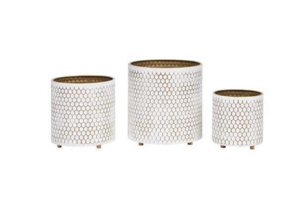Honeycomb Modern Planter With Peg Base