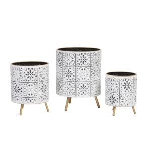 Tristan Modern Planter With Nyra Gold Base