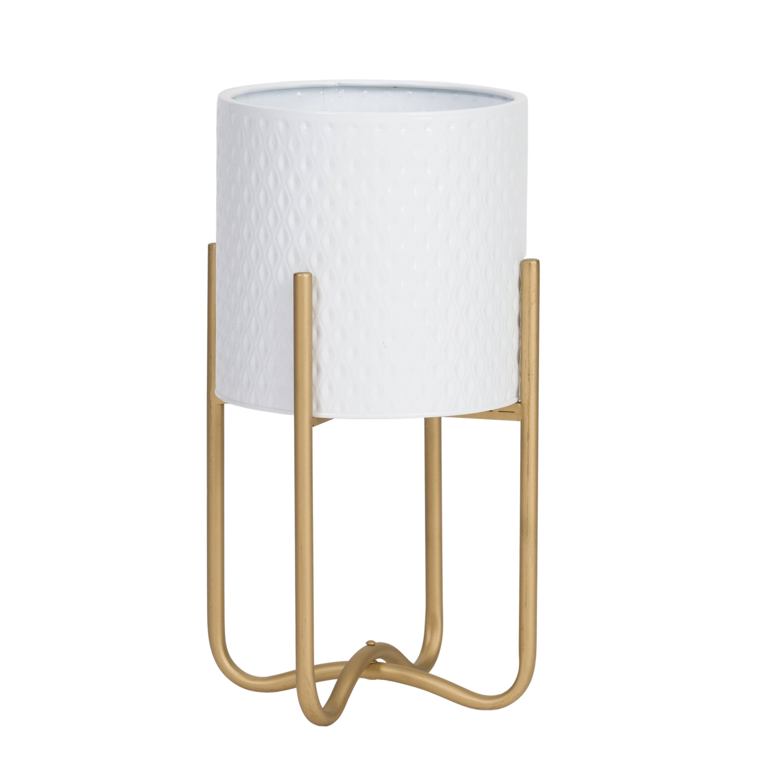 Claire Modern Planters With Ambrose Gold Base - Image 4