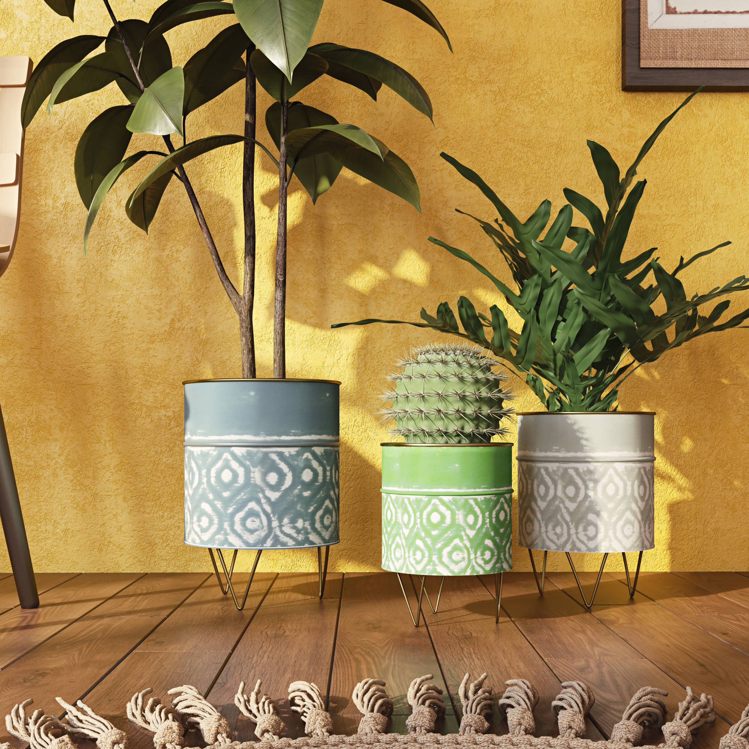 Laurent Mid-Century Planters (Set of 3) - Image 2