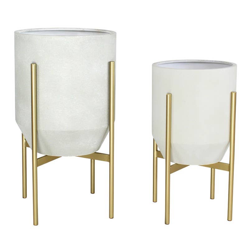 Nori Mid-Century Planters (Set of 2)