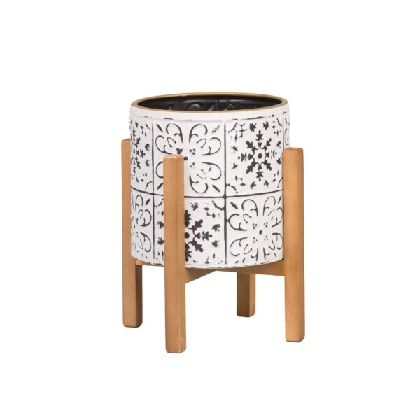 Tristan Modern Planter With Kinsley Base - Image 4