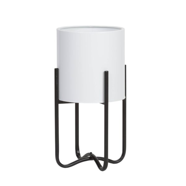 Raya Modern Planter With Ambrose Black Base - Image 4