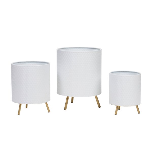 Claire Modern Planter With Nyra Gold Base
