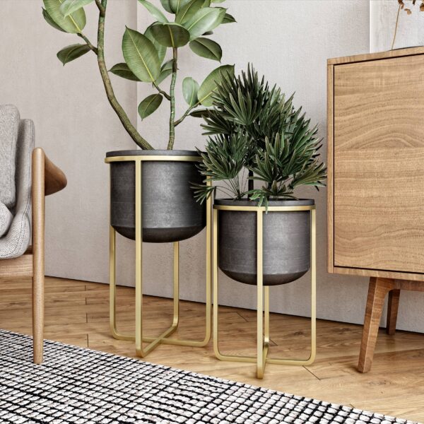 Rizzy Mid-Century Planters (Set of 2) - Image 2