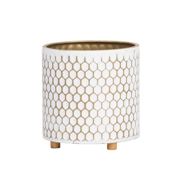 Honeycomb Modern Planter With Peg Base - Image 4