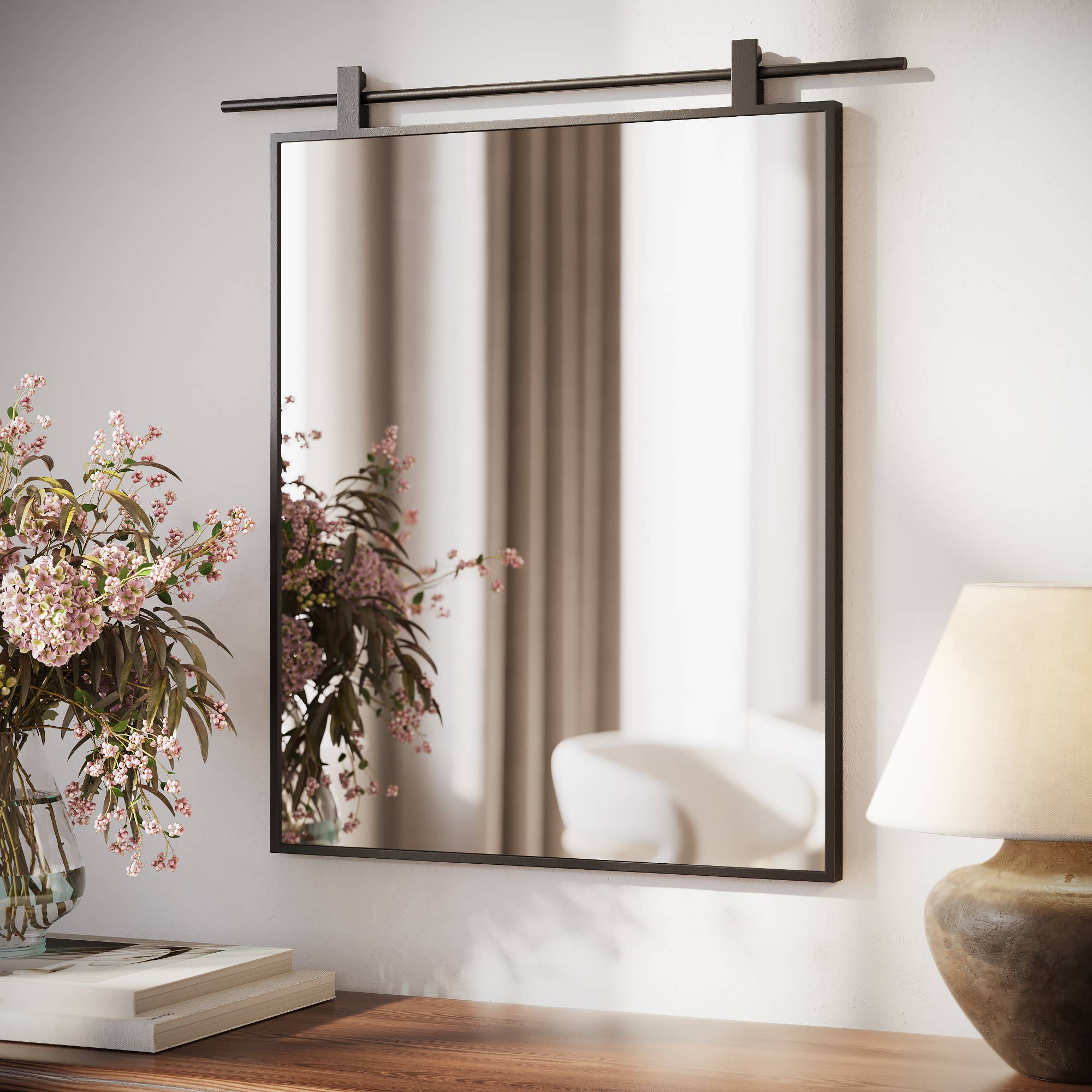 Solene Mirror - 26"H x 24"W - Image 2