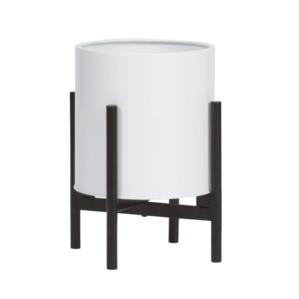 Raya Modern Planter With Loki Black Base - Image 4