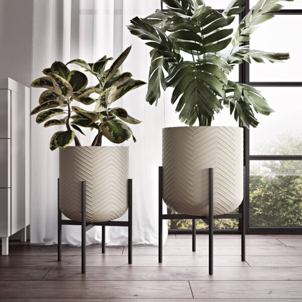 Quinn Modern Planters (Set of 2) - Image 2