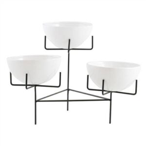 Zangora Modern Ceramic 3-Tier Planter