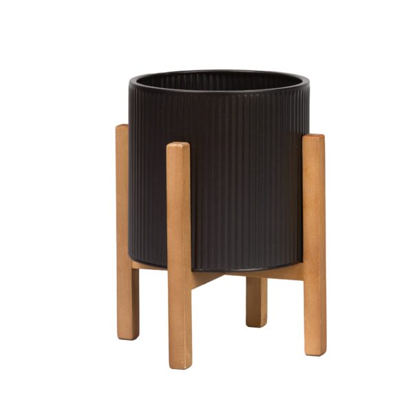 Everett Modern Planter With Kinsley Base - Image 4