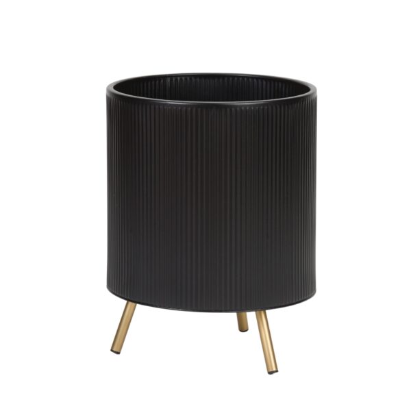 Everett Modern Planter With Nyra Gold Base - Image 2