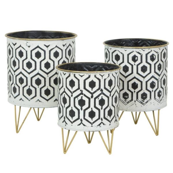 Andrey Mid-Century Planters (Set of 3)