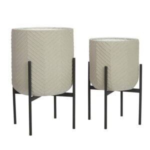 Quinn Modern Planters (Set of 2)