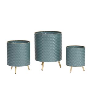 Rhys Modern Planter With Nyra Gold Base