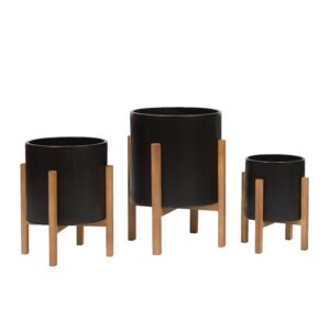 Everett Modern Planter With Kinsley Base