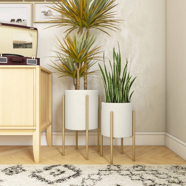 Nabila Mid-Century Planters (Set of 2) - Image 2