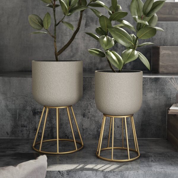 Reverie Modern Planters (Set of 2) - Image 2