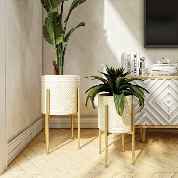 Eisley Modern Planters (Set of 2) - Image 2